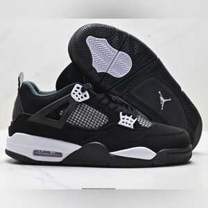 Jordan Retro Black and White Sneakers